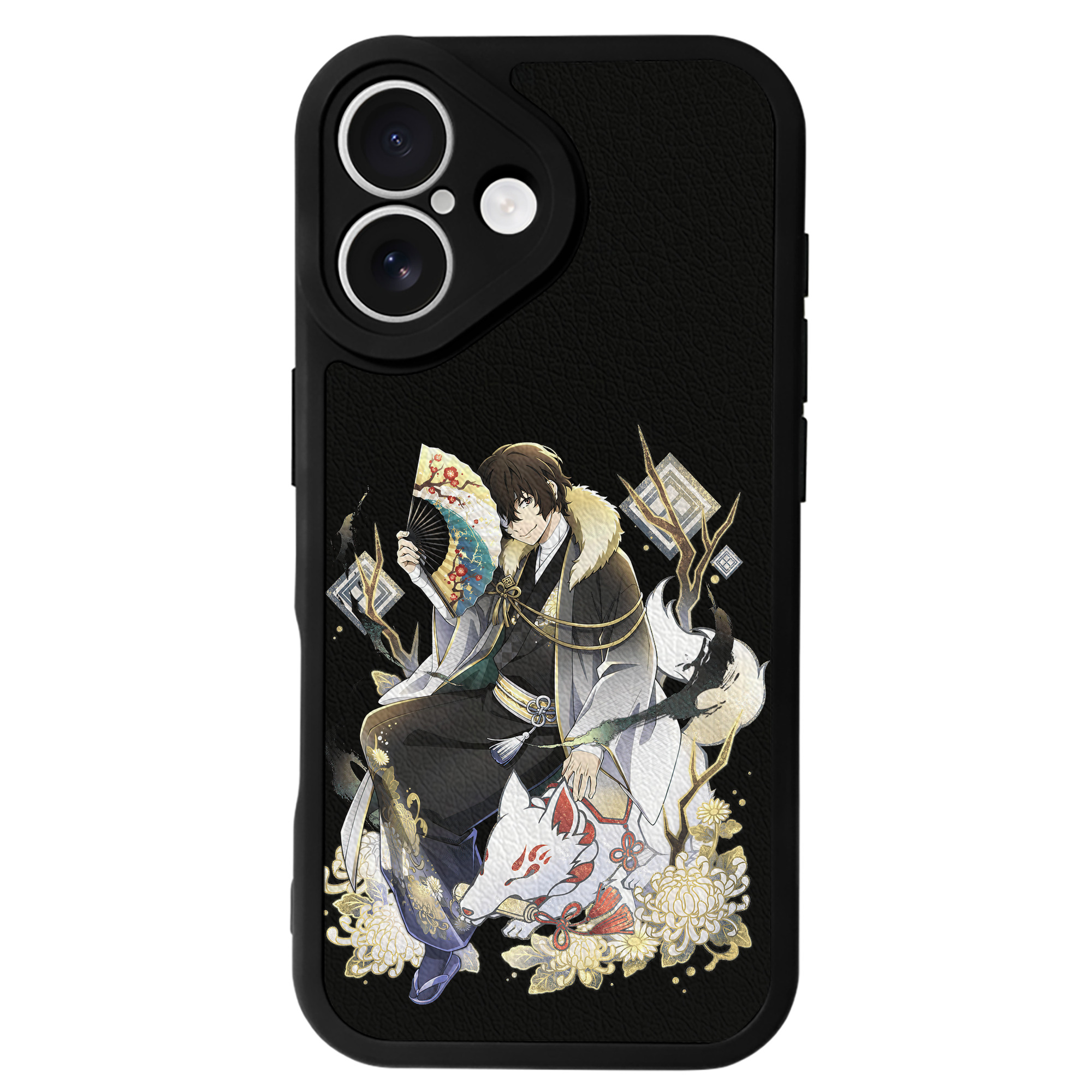 （画像用） 文豪ストレイドッグス Bungo Stray Dogs 【iPhone 16シリーズ対応】シリコンスマホケース（レザー調） 材質：シリコン